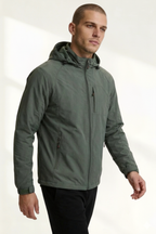 Chaqueta Impermeable para Hombre con Capucha
