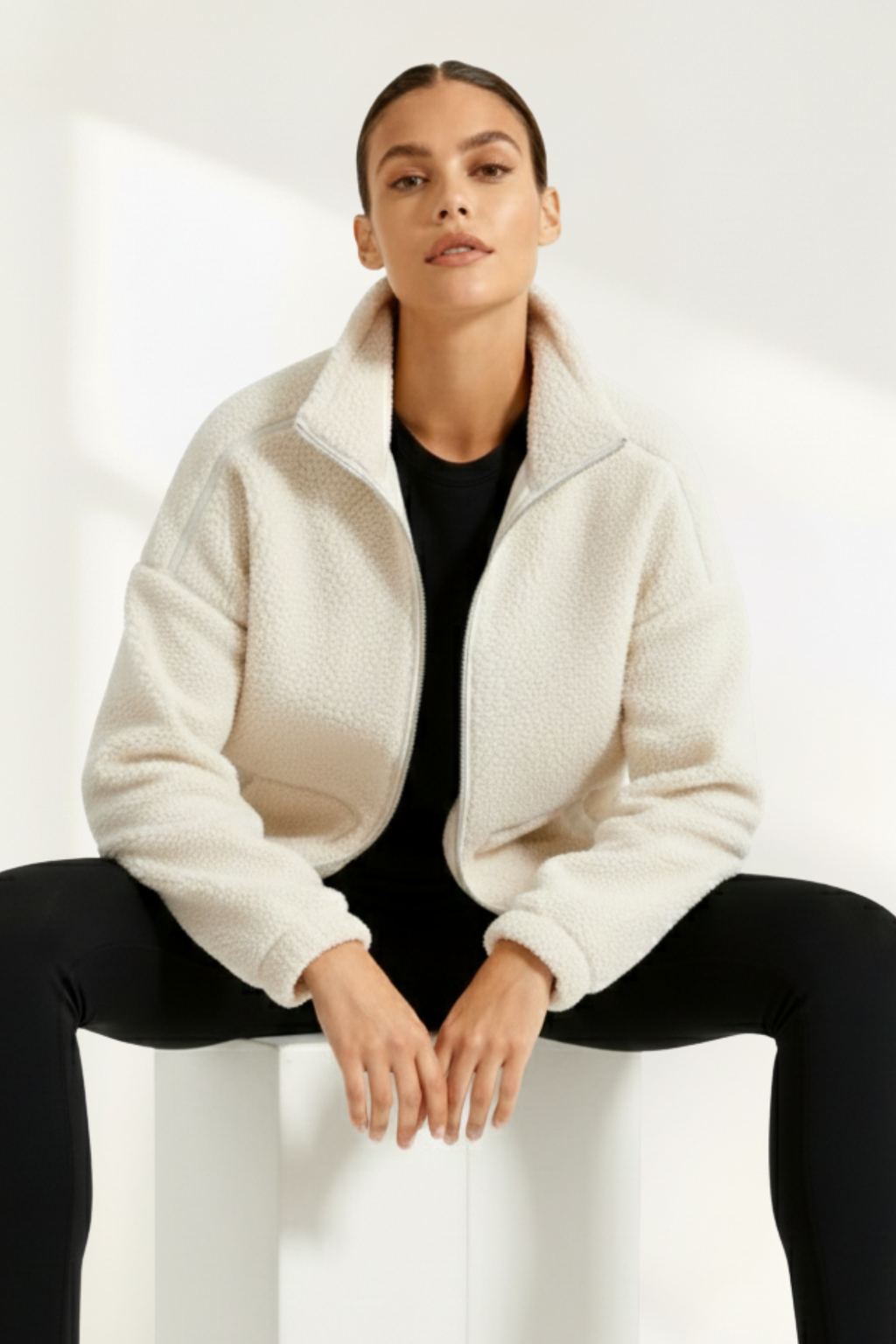 Chaqueta de mujer con cremallera