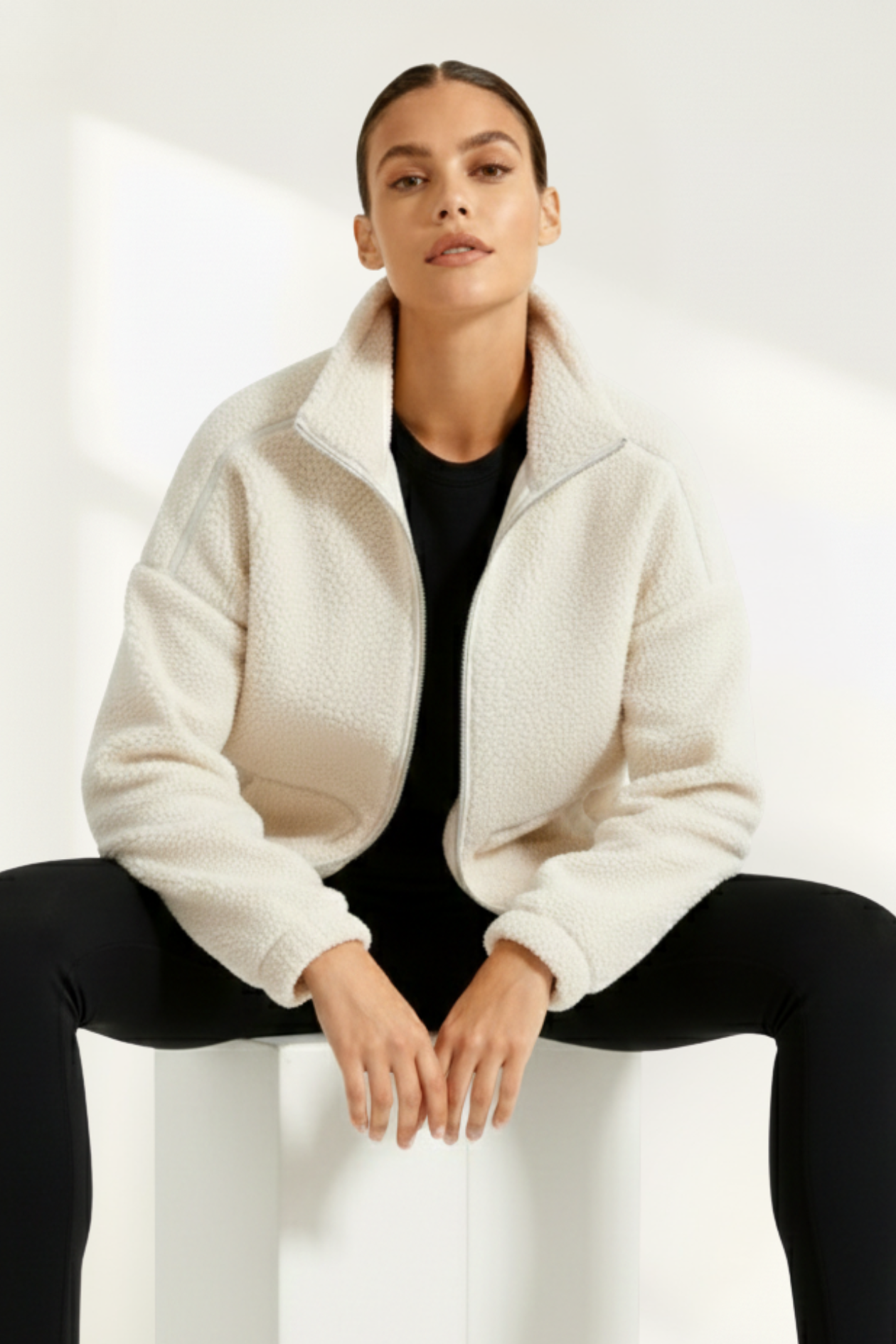 Chaqueta de mujer con cremallera