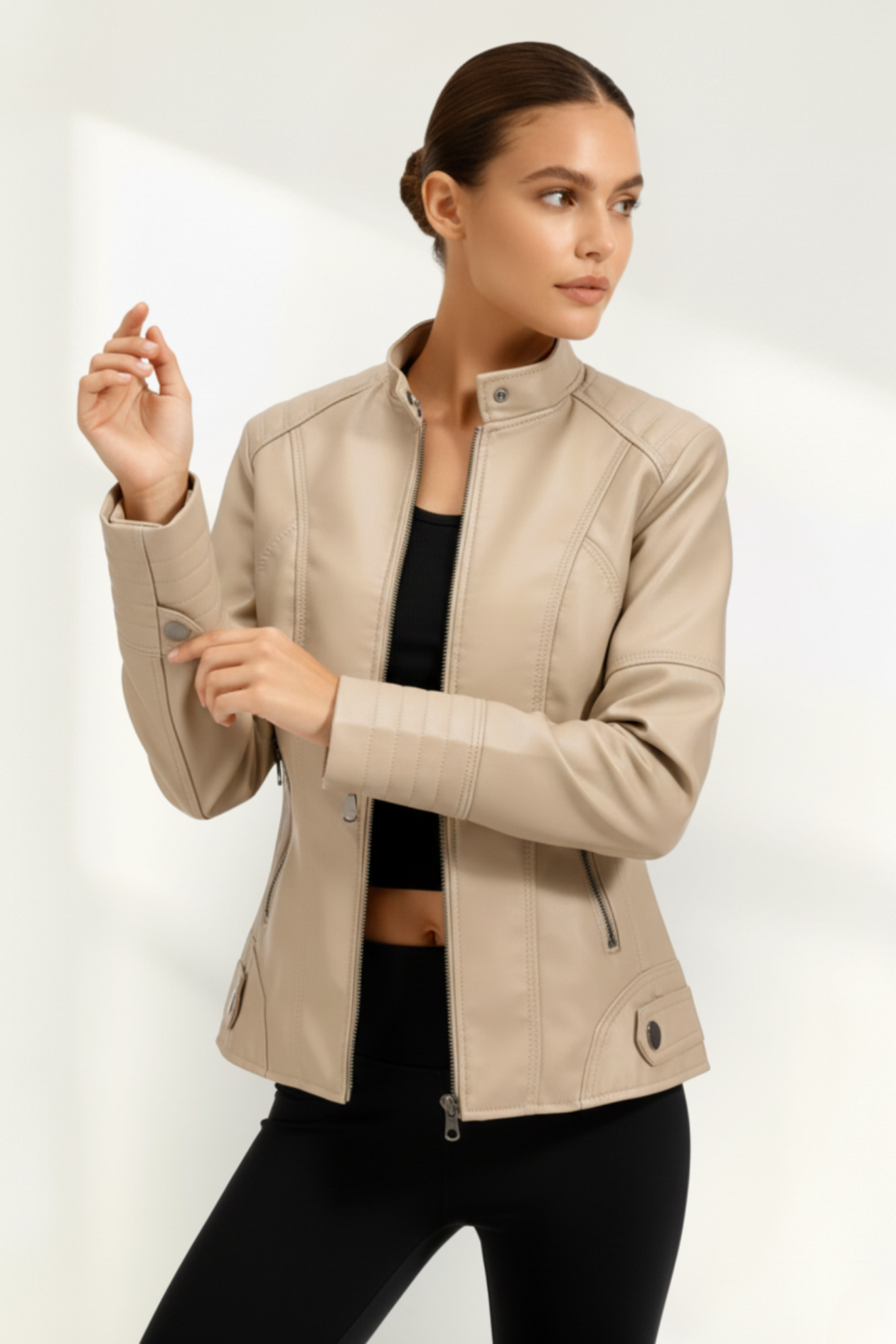 Chaqueta mujer sin capucha