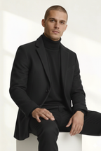 Abrigo para Hombre con Cuello Alto